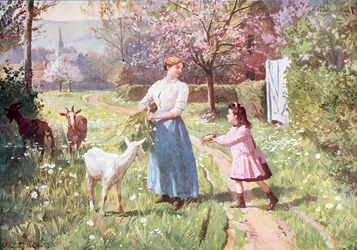 Ostereier auf dem Land, 1908